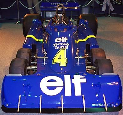 76 Tyrrell P34 - самый успешный шестиколесный болид Формулы 1.