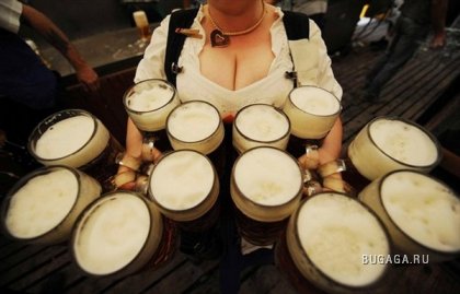 Праздник пива Октоберфест в Мюнхене