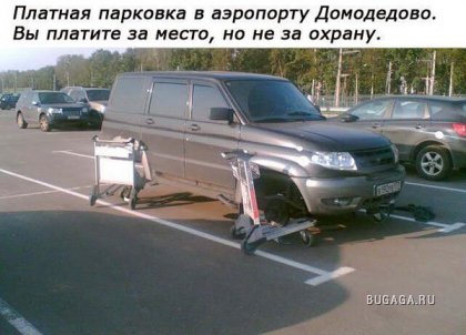 Элитная парковка в аэропорту Домодедово