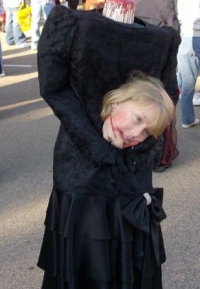 Зачотный костюм на Хеллоуин для девочки :)