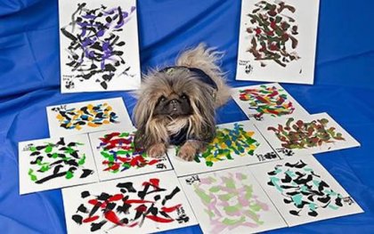 Зигги - собака-художник