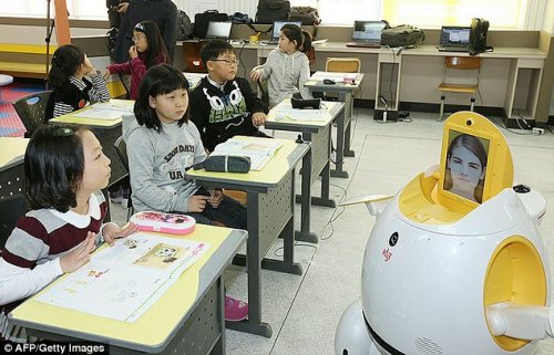 Роботы заменят учителей