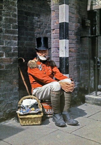 Старушка Англия на цветных фото 1928 года