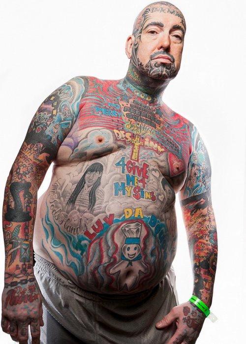 Фотопортреты с фестиваля татуировок в Филадельфии