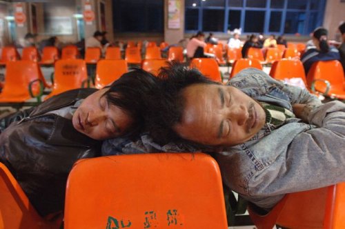 Спящие люди из Китая