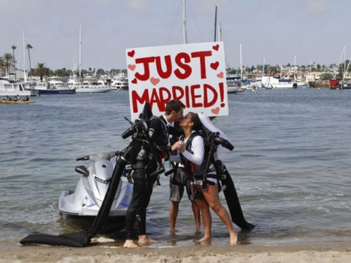 Нестандартная свадьба в Калифорнии