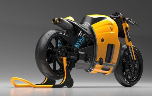 Концептуальный мотоцикл Koenigsegg (4 фото)