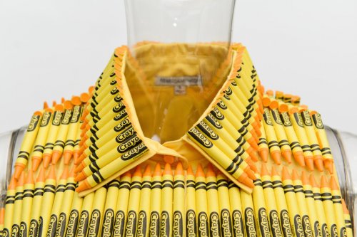Дизайнерская одежда из мелков Crayola (8 фото)
