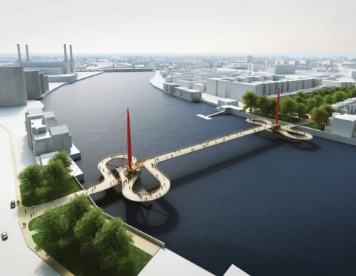 В Лондоне выбирают проект нового пешеходного моста (13 фото)