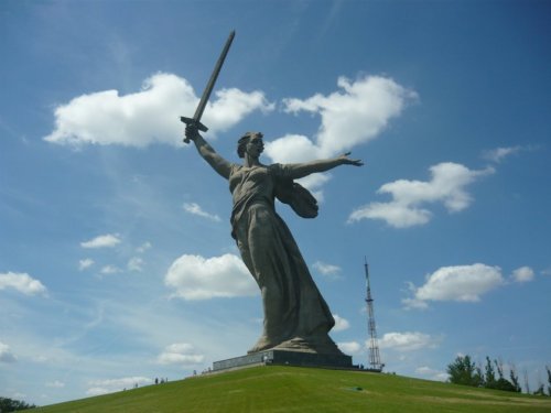 Город-герой Волгоград глазами Родины-матери (34 фото)