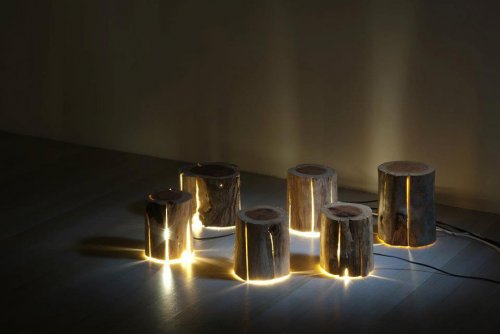 Оригинальные лампы из дерева от полуслепого дизайнера Дункана Мирдинга (10 фото)