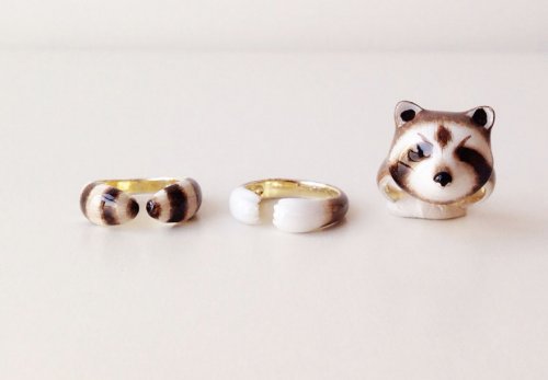 Оригинальные кольца, которые вместе составляют фигурку животного (10 фото)