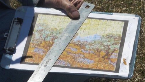 Гигантская картина Ван Гога на поле у города Иган (8 фото + видео)