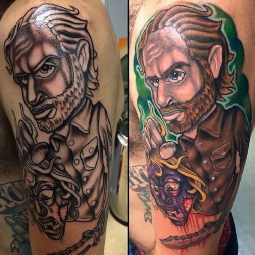 Татуировки на тематику "Ходячих мертвецов" (21 фото)