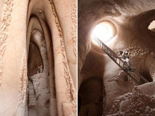 Рукотворные пещеры невероятной красоты в пустыне Нью-Мексико (17 фото)
