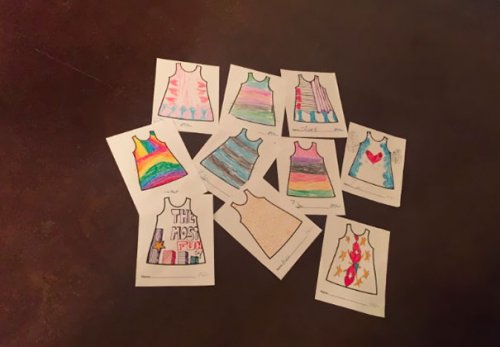 Платья, сшитые по рисункам детей (7 фото)