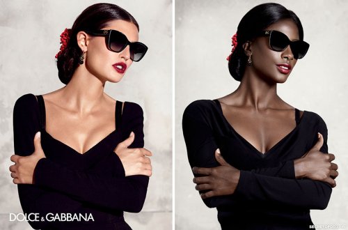 Темнокожая модель воссоздала знаменитые рекламные кампании модных брендов в проекте "Чёрное зеркало" (9 фото)
