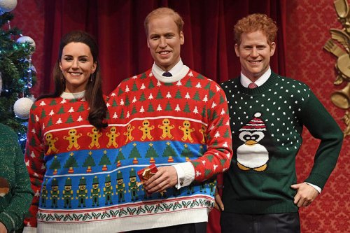 Британская королевская семья в нелепых рождественских свитерах (5 фото)