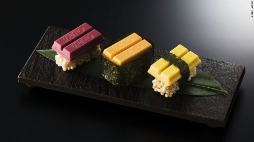 Специально для Японии: компания KitKat запустила производство сладких суши