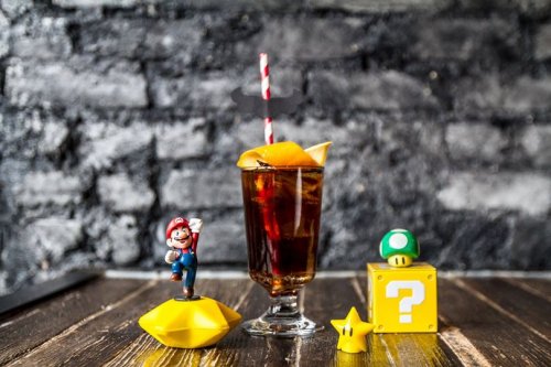 Тематический бар для поклонников видеоигры Super Mario Bros. (9 фото)
