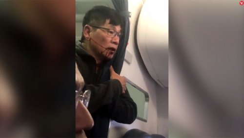 Реакция Интернета на скандал с пассажиром United Airlines, которого насильно высадили с рейса (12 фото + видео)