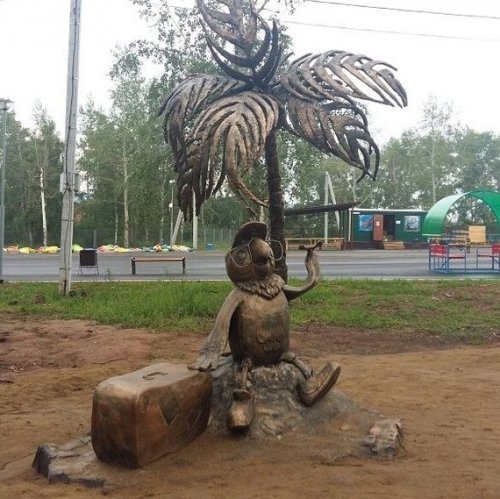 В Парке металлургов в Братске появились скульптуры любимых всеми мультперсонажей (16 фото)