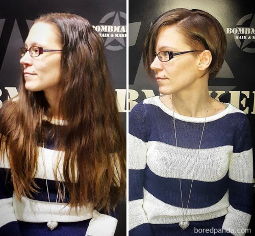 Кардинальное преображение людей, подстригших волосы (30 фото)