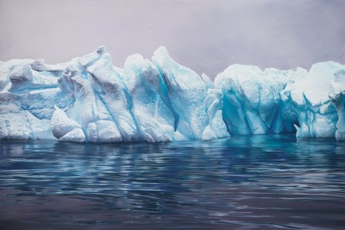 Невероятно реалистичные изображения айсбергов, созданные художницей Зарией Форман (8 фото)