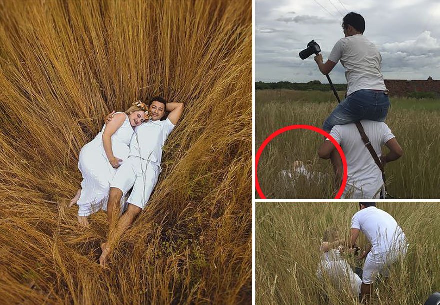 Три фото модели после съемок отблагодарили фотографа групповым сексом