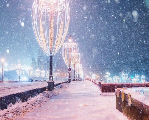 Снегопад превратил Москву в снежную сказку (19 фото)