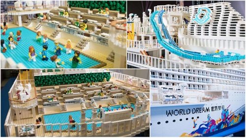 Крупнейшая в мире модель круизного лайнера из LEGO, построенная из более чем 2,5 млн кирпичиков (6 фото + видео)