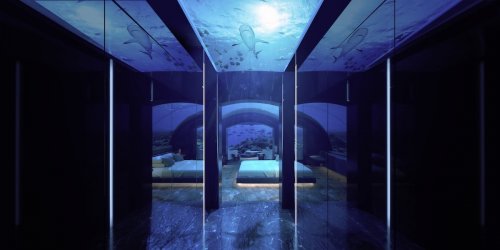 На мальдивском курорте откроется первая в мире подводная вилла (6 фото)