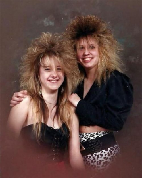 Модные причёски 1980-х, крутость которых просто зашкаливает (28 фото)