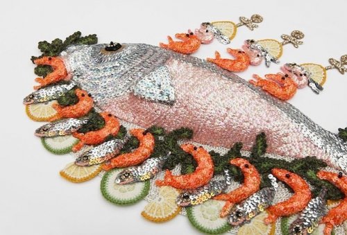 Художница вяжет крючком морепродукты, которые выглядят настолько реалистично, что их хочется попробовать (26 фото)