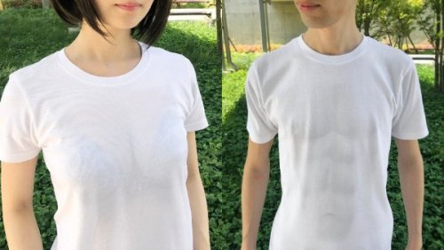 "Просвечивающиеся" футболки от ekoD Works, демонстрирующие соблазнительные формы своих владельцев (4 фото)
