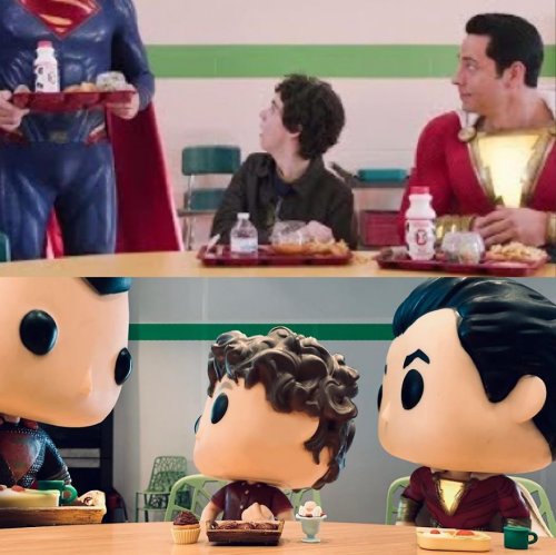 Сцены из фильмов про суперменов, которые фанат комиксов воссоздаёт с помощью игрушек (9 фото)