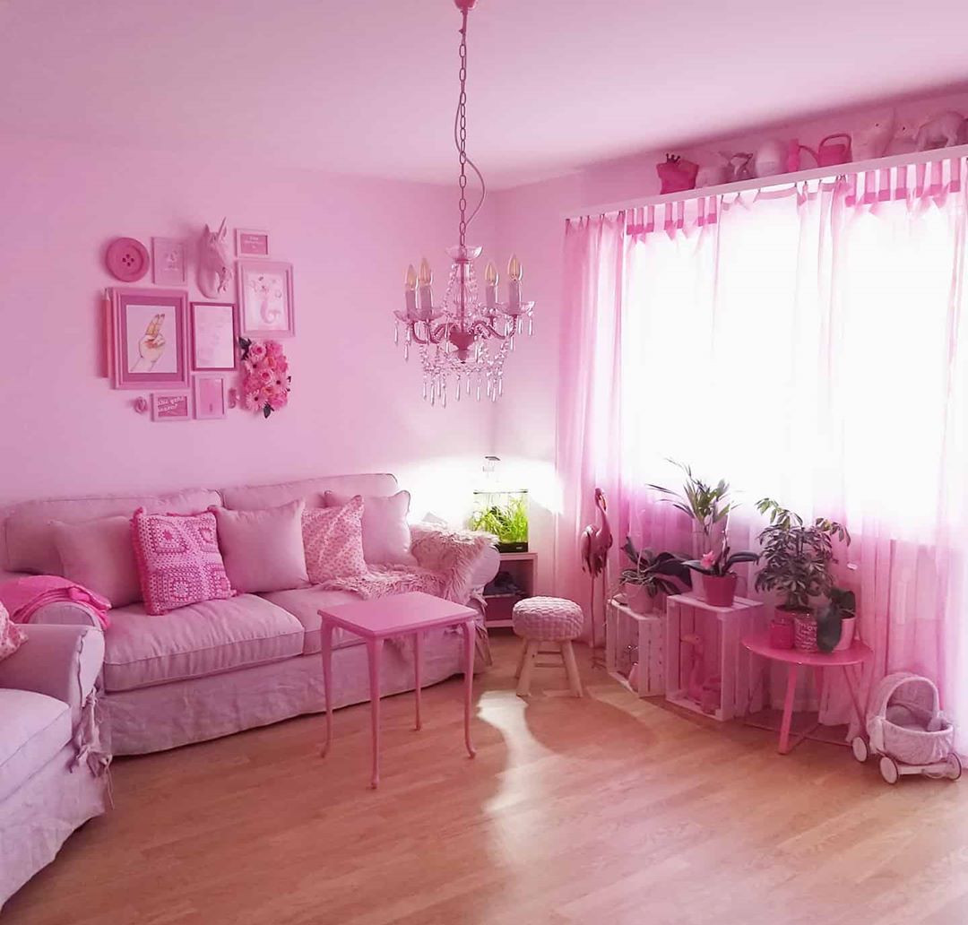 Розовый В Интерьере Квартиры