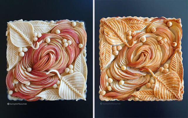 До и после: потрясающие дизайны пирогов, которые готовит Карин Пфайфф-Бошек (30 фото)