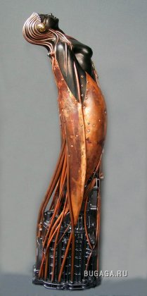Скульптуры из металла работы Пьера Маттера.