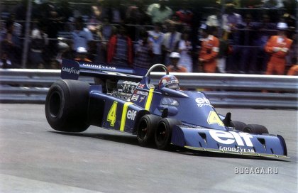76 Tyrrell P34 - самый успешный шестиколесный болид Формулы 1.