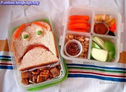 Креативные школьные завтраки
