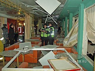Взрыв в торговом центре Jumbo