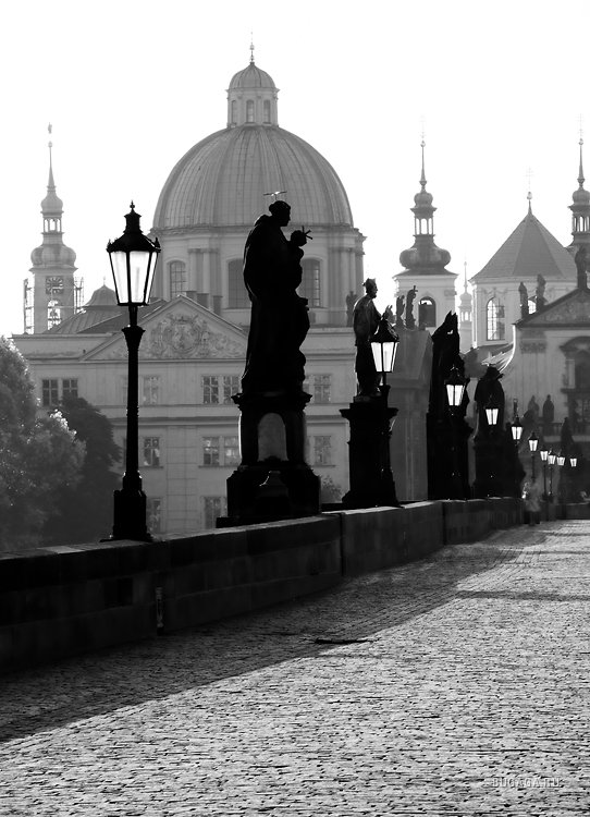 Прага черно белые