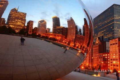 Облачные ворота в центре Чикаго