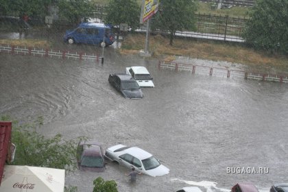 Потоп в городе Кишиневе. 14.06.2008