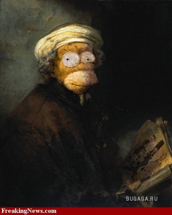 Фотожабы на картины Рембрандта