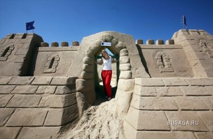 В Британии открылся первый в мире отель из песка