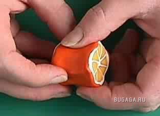 Пластелиновый апельсин