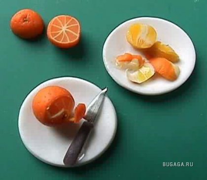 Пластелиновый апельсин