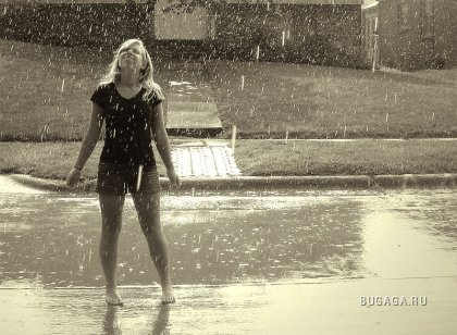 Капли дождя...)))))